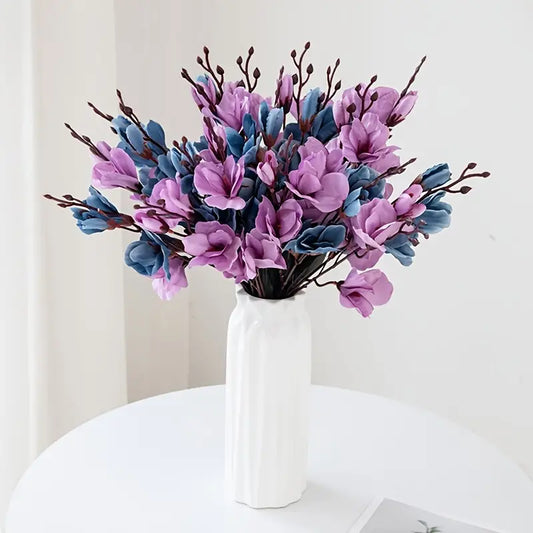 Artificial Silk Magnolia Flower Bouquet