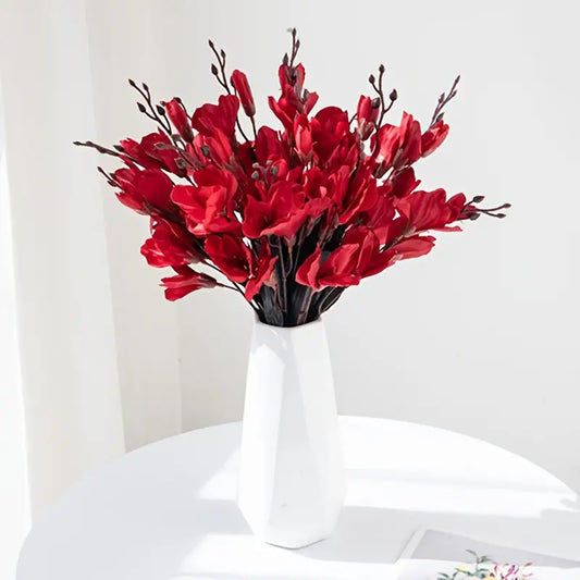 Artificial Silk Magnolia Flower Bouquet
